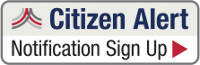 Sign up for citizen alerts